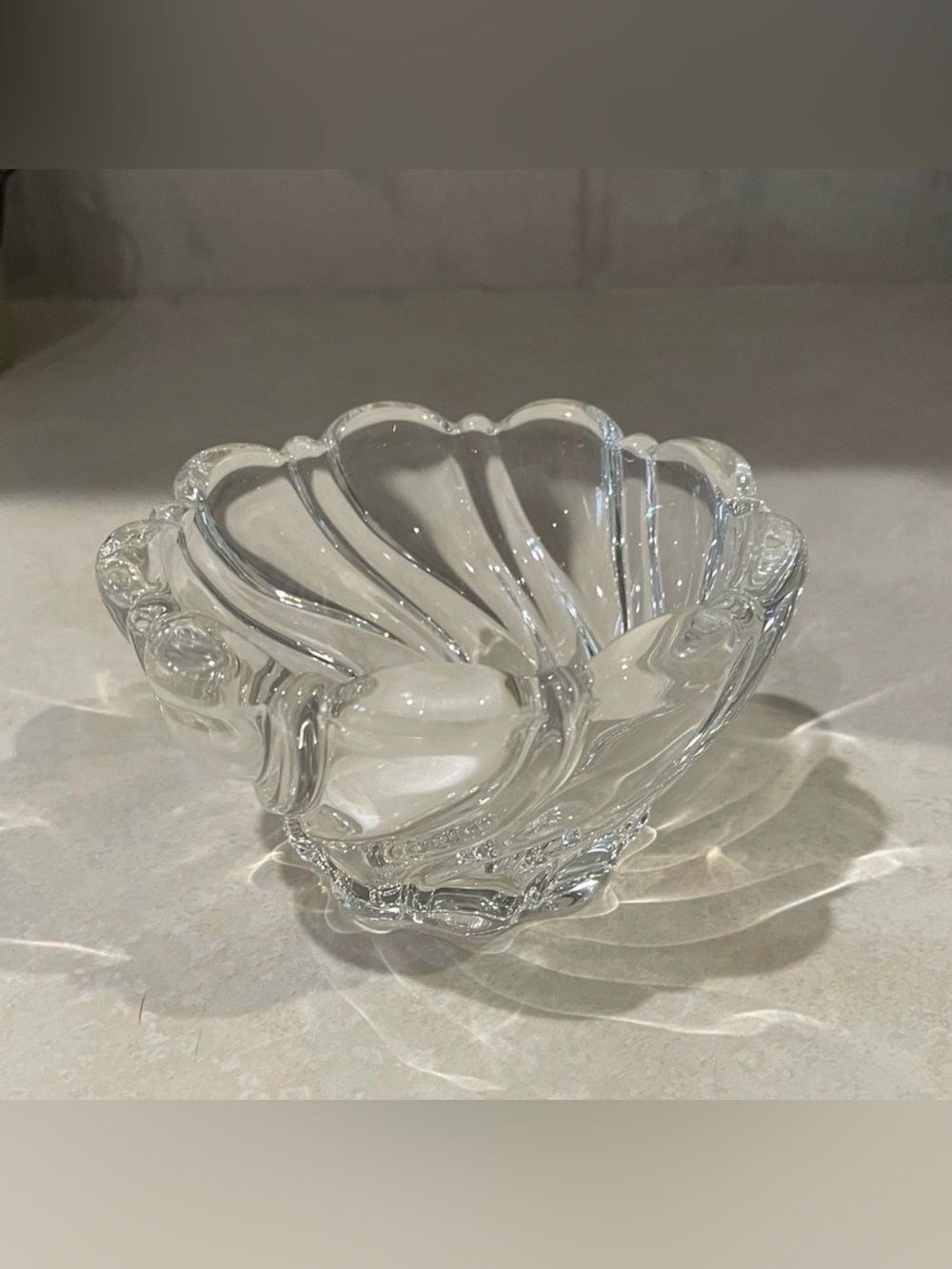 Mikasa Christmas Peppermint Clear Bowl